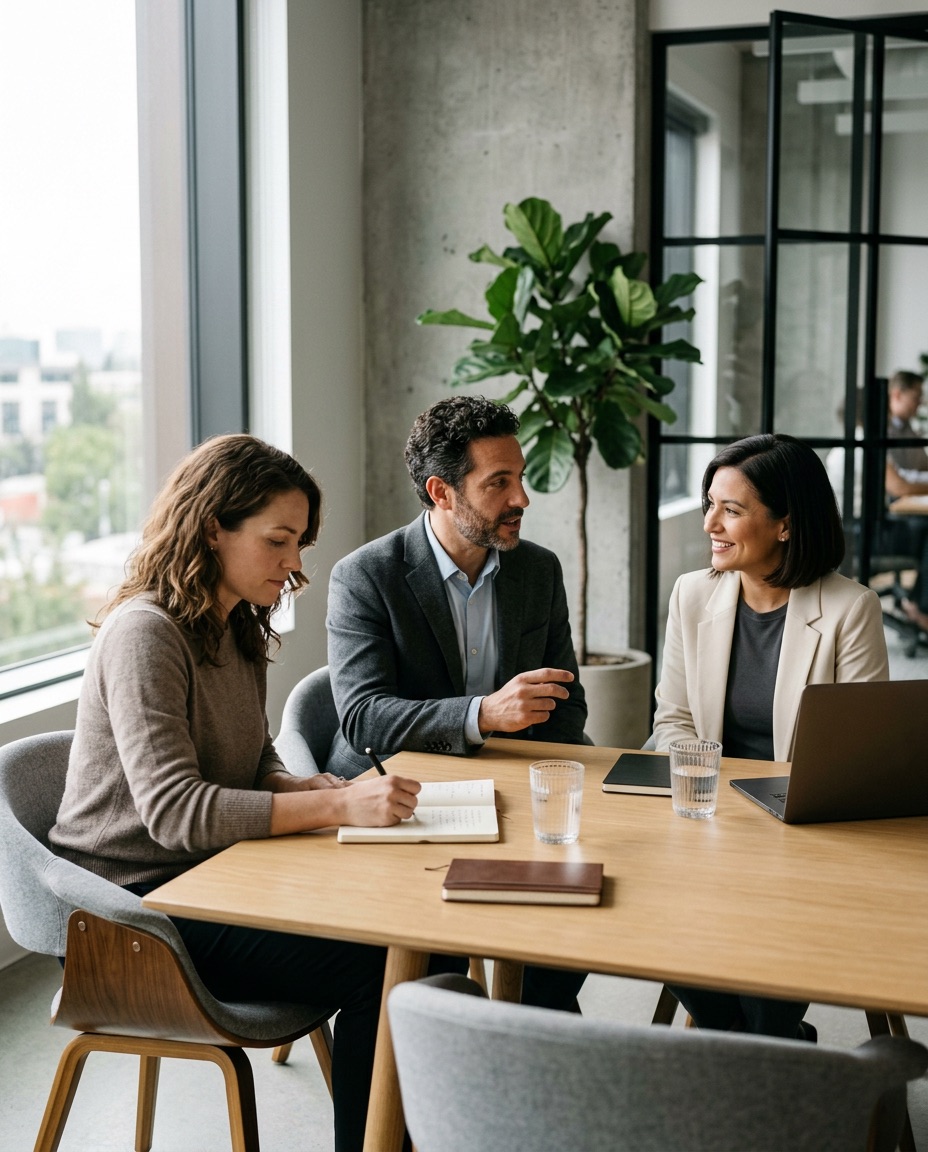 GTC attorneys collaborating with a client