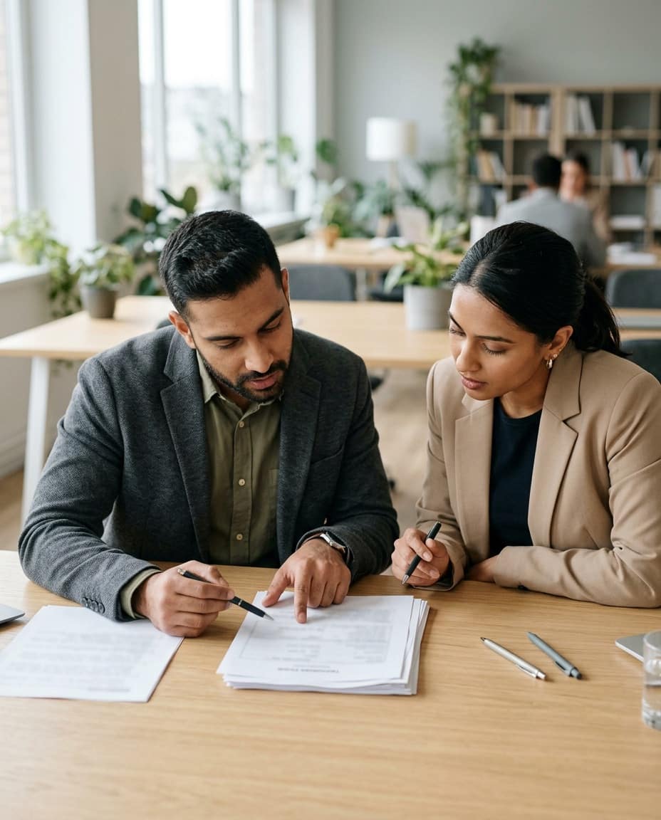 GTC attorneys working with a client